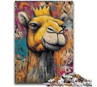 Puzzle 1000 pièces pour Adultes et Adolescents Camel Art, adapté aux Personnes de 14 Ans et Plus, Jeux éducatifs, Cadeaux du Père Noël Secret, 26x38cm