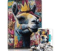 Puzzle 1000 pièces pour Adultes et Adolescents, Camel Art, Jeu Stimulant et Familial avec Affiche et fiche de Questions-réponses (75x50cm)