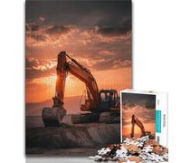 Puzzle 1000 pièces pour Adultes et Adolescents, Camion Pelleteuse, Jouets éducatifs et éducatifs pour la Famille, idéal pour la décoration de Bureau (38x26cm)