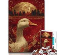 Puzzle 1000 pièces pour Adultes et Adolescents Canard Fantastique, Jeu Familial Anti-Stress, défi Difficile, adapté aux Couples 50x75cm