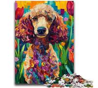 Puzzle 1000 pièces pour Adultes et Adolescents Caniche 1000 pièces pour Adolescents, pour Un Jeu Stimulant et Familial (50x75cm)