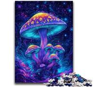 Puzzle 1000 pièces pour Adultes et Adolescents, Champignons psychédéliques, Jouet éducatif, Jeux familiaux Amusants, décoration d'intérieur Unique (50x75cm)