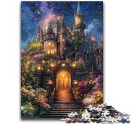 Puzzle 1000 pièces pour Adultes et Adolescents Château Fantastique pour Les 14 Ans et Plus Jeu Impossible Cadeau d'anniversaire de Noël 26x38cm