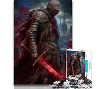 Puzzle 1000 pièces pour Adultes et Adolescents Chevalier Magique, Jeu éducatif Familial, décoration Murale, Cadeaux d'anniversaire et de Noël Uniques 50x75cm