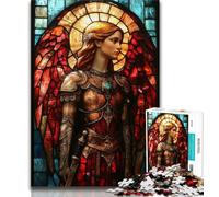 Puzzle 1000 pièces pour Adultes et Adolescents, Chevalier majestueux médiéval, Jeux éducatifs, décoration de la Maison, Jeu éducatif pour Anniversaire, Noël 38x26cm