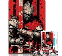Puzzle 1000 pièces pour Adultes et Adolescents, Chevaliers médiévaux, Anti-Stress, séjour, Tuer Le Temps, liste de souhaits avec Le Père Noël (Taille 75x50cm)
