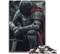 Puzzle 1000 pièces pour Adultes et Adolescents, Chevaliers médiévaux, Cadeau d'anniversaire, décoration Murale pour Les 14 Ans et Plus, 50x75cm