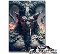 Puzzle 1000 pièces pour Adultes et Adolescents Chèvre Diable Anti-Stress Défi Difficile Améliorer l'amour Entre Les Couples 26x38cm