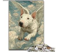Puzzle 1000 pièces pour Adultes et Adolescents Chien avec Ailes, Difficile à réaliser mais Amusant et Humoristique, Cadeau d'anniversaire, Cadeaux, Art Mural 50x75cm