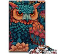 Puzzle 1000 pièces pour Adultes et Adolescents Chouette Fantastique, 1000 pièces pour Adolescents, idéal comme Cadeau pour Toute la Famille à partir de 14 Ans (38x26cm)