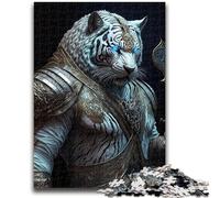 Puzzle 1000 pièces pour Adultes et Adolescents Chouette Noire et Blanche Soulagement du Stress Défi Difficile Renforcer l'amour Entre Les Couples 38x26cm