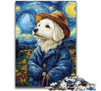 Puzzle 1000 pièces pour Adultes et Adolescents Ciel étoilé Labrador Puzzle 1000 pièces, idéal comme Cadeau pour Toute la Famille Convient aux Enfants de 14 Ans et Plus (75x50cm)