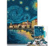 Puzzle 1000 pièces pour Adultes et Adolescents, Ciel Nocturne de Night Sky, Un Jeu Stimulant, idéal comme Cadeau pour Toute la Famille (75x50cm)