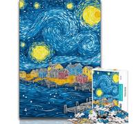 Puzzle 1000 pièces pour Adultes et Adolescents, Ciel Nocturne de Night Sky, Un Jeu Stimulant, idéal comme Cadeau pour Toute la Famille (75x50cm)