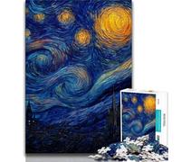 Puzzle 1000 pièces pour Adultes et Adolescents, Ciel Nocturne, Paysage Urbain, Anti-Stress, défi Difficile, renforce l'amour Entre Couples, 38x26cm