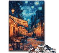 Puzzle 1000 pièces pour Adultes et Adolescents, Ciel Nocturne, Rue, Jeu Stimulant et Jeu en Famille, Cadeaux du Père Noël Secret, 26x38cm