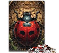 Puzzle 1000 pièces pour Adultes et Adolescents Coccinelle à Sept Points pour 14 Ans et Plus Difficile à compléter mais Amusant et Humoristique Cadeau d'anniversaire 50x75cm