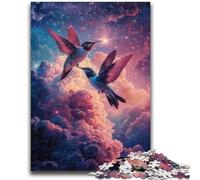 Puzzle 1000 pièces pour Adultes et Adolescents, Colibri Cosmique, Jouets et Jeux éducatifs pour Adultes et Adolescents, 50x75cm