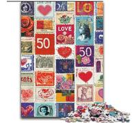 Puzzle 1000 pièces pour Adultes et Adolescents, Collage d'amour, Jeu intellectuel, Jouet éléphant, Cadeau d'anniversaire, décoration Murale pour Les 14 Ans et Plus (Taille 26x38cm)