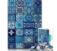 Puzzle 1000 pièces pour Adultes et Adolescents Collage de Fleurs Mandala 1000 pièces pour Adolescents pour Un Jeu Stimulant et Un Jeu en Famille 75x50cm