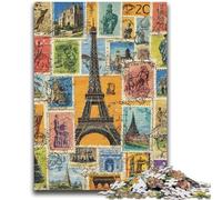 Puzzle 1000 pièces pour Adultes et Adolescents, Collage de Paris, Jeux éducatifs, décoration d'intérieur, Cadeau d'anniversaire, Art Mural (50x75cm)
