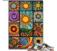 Puzzle 1000 pièces pour Adultes et Adolescents, Collage de Soleil, Jeux éducatifs, décoration d'intérieur, idéal comme Cadeau pour Toute la Famille (Taille 50x75cm)