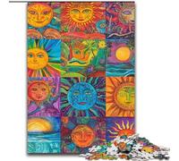 Puzzle 1000 pièces pour Adultes et Adolescents, Collage Soleil Souriant, Jouet éducatif idéal comme Cadeau pour Toute la Famille (Taille 26x38cm)