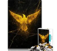 Puzzle 1000 pièces pour Adultes et Adolescents Colombe dorée de la Paix, Jeu éducatif et Stimulant pour Toute la Famille, pour Anniversaire et Noël (38x26cm)