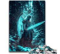 Puzzle 1000 pièces pour Adultes et Adolescents Cosmic Angel Staycation Kill Time avec pièces entièrement emboîtables de Formes aléatoires 50x75cm