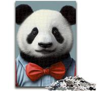 Puzzle 1000 pièces pour Adultes et Adolescents, Costume de Panda Amusant, Jouet éducatif Anti-Stress, Cadeau du Père Noël Secret pour Les 14 Ans, 26x38cm