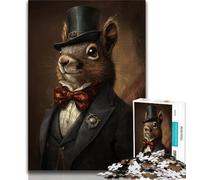 Puzzle 1000 pièces pour Adultes et Adolescents, Costume écureuil, Jouet éducatif et décompressant, idéal comme Cadeau pour Toute la Famille (38x26cm)