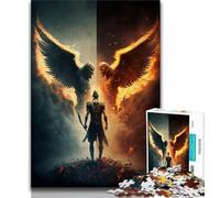 Puzzle 1000 pièces pour Adultes et Adolescents Démons de l'enfer 1000 pièces pour Adultes Jeu Stimulant idéal comme Cadeau pour Toute la Famille 38x26cm