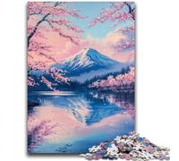 Puzzle 1000 pièces pour Adultes et Adolescents Deux Renards Anti-Stress Défi Difficile Renforcer l'amour Entre Couples 50x75cm