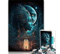 Puzzle 1000 pièces pour Adultes et Adolescents Dieu de la Sagesse, Jeux éducatifs, décoration Murale, Cadeaux d'anniversaire et de Noël Uniques (Taille 75x50cm)