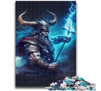 Puzzle 1000 pièces pour Adultes et Adolescents Dieu du Tonnerre pour Jeu éducatif, Jouet de défi, décoration intérieure Unique et Cadeaux 50x75cm