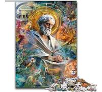 Puzzle 1000 pièces pour Adultes et Adolescents Dieu, Les Jeux Amusants en Famille sont Un pour Toute la Famille (Taille 50x75cm)