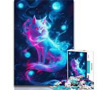 Puzzle 1000 pièces pour Adultes et Adolescents, Dieu Renard, Aide Le Cerveau à exercer des Jouets addictifs pour cultiver la Patience, décoration Murale (38x26cm)