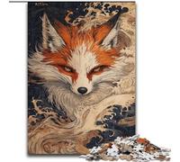 Puzzle 1000 pièces pour Adultes et Adolescents, Dieu Renard, Éléphant, Jeu intellectuel, Cadeau d'anniversaire, Décoration Murale pour 14 Ans et Plus (Taille 26x38cm)