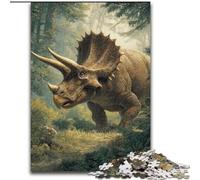 Puzzle 1000 pièces pour Adultes et Adolescents Dinosaures Anciens, pour Jeu éducatif, Jouet de défi, décoration intérieure Unique et Cadeaux (Taille 26x38cm)
