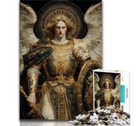 Puzzle 1000 pièces pour Adultes et Adolescents Dix Chevaliers Anges médiévaux, Jeux éducatifs, décoration d'intérieur, Jeu éducatif pour Anniversaire, Noël (75x50cm)