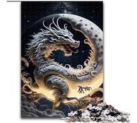Puzzle 1000 pièces pour Adultes et Adolescents Dragon Brave, Casse-tête pour décoration Murale, Cadeaux d'anniversaire et de Noël Uniques pour Les 14 Ans (Taille 50x75cm)