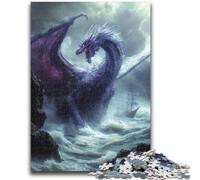 Puzzle 1000 pièces pour Adultes et Adolescents, Dragon Fantastique, Jouet éducatif Anti-Stress, Cadeaux pour Amis et Famille, 50x75cm