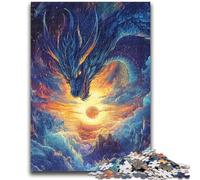 Puzzle 1000 pièces pour Adultes et Adolescents Dragon Magique Jeu Stimulant et Jeu en Famille Une œuvre d'art pour Les 14 Ans 50x75cm