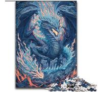 Puzzle 1000 pièces pour Adultes et Adolescents Dragon mystérieux, Jeux éducatifs et décoration d'intérieur, idéal comme Cadeau pour Toute la Famille (Taille 26x38cm)