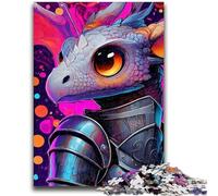Puzzle 1000 pièces pour Adultes et Adolescents Dragon Rider, Cadeaux Amusants pour la Famille et Les Amis, à partir de 14 Ans, 50x75cm