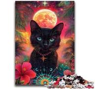 Puzzle 1000 pièces pour Adultes et Adolescents Dream Cat, Jeu Stimulant et Jeu en Famille, Une œuvre d'art pour Les 14 Ans 50x75cm