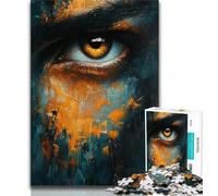 Puzzle 1000 pièces pour Adultes et Adolescents Dream Eyes, Anti-Stress, Staycation Kill Time Wishlist avec Le Père Noël (75x50cm)