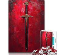 Puzzle 1000 pièces pour Adultes et Adolescents, Épée Magique médiévale, Jeux éducatifs, décoration de la Maison, Jeu éducatif pour Anniversaire, Noël (38x26cm)