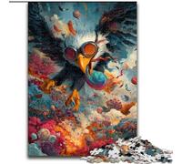 Puzzle 1000 pièces pour Adultes et Adolescents Fantasy Eagle, Jeu de Quiz pour développer l'amour Entre Couples à partir de 14 Ans (Taille 26x38cm)