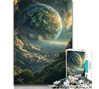 Puzzle 1000 pièces pour Adultes et Adolescents Fantasy Earth, Jeux éducatifs, décoration d'intérieur, Jeu éducatif pour Anniversaire, Noël (75x50cm)